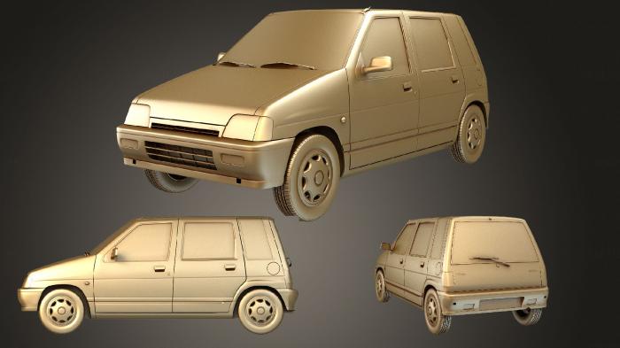 نموذج ثلاثي الأبعاد لآلة CNC السيارات والنقل دايو تيكو 1993